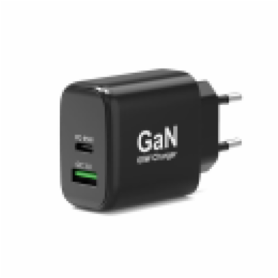 PORT CONNECT GaN síťová nabíječka pro 1xUSB-C PD a 1xUSB-...