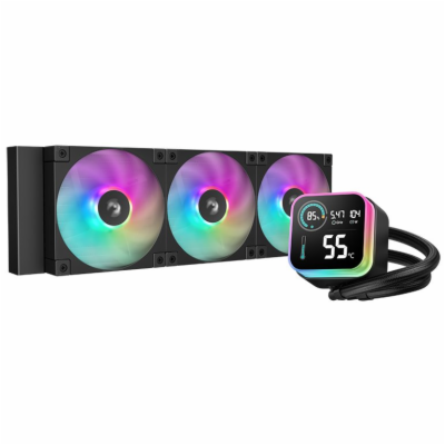 DEEPCOOL vodní chladič LQ360 / 3x120mm ARG fan / černý