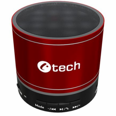 Repro C-TECH SPK-08R, bluetooth, červený