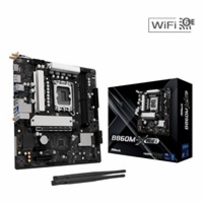ASRock B860M-X WiFi / Intel B860 / LGA1851 / 2x DDR5 / 2x...