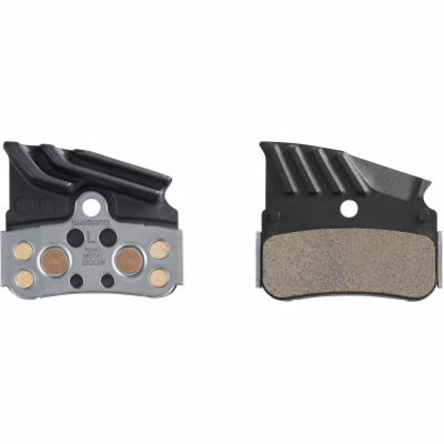 SHIMANO brzdové destičky N04C-MF kov+chladič MTB 4písté 1...