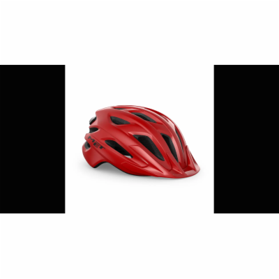 Cyklistická helma MET CROSSOVER červená - 52/59