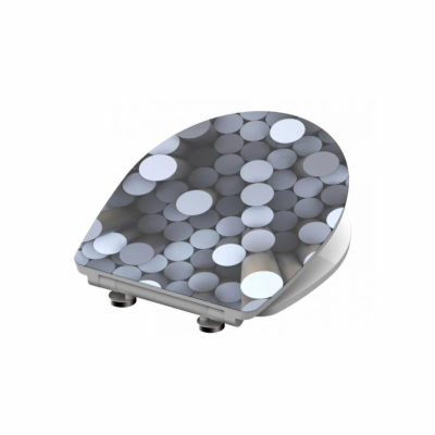 WC sedátko SCHÜTTE Round Dips Soft Close