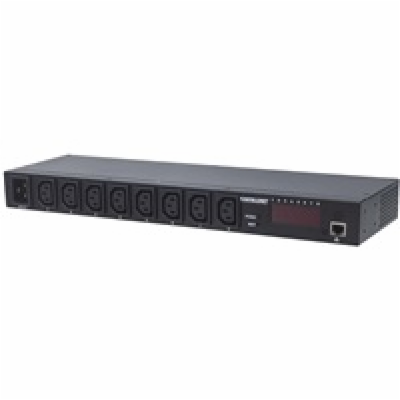 Intellinet rozvodný panel PDU, 8x C13 zásuvka, rack 1U, o...