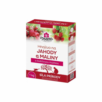 Hnojivo pro jahody a maliny ROSTETO 1kg s čedičovou moučkou