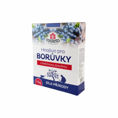 Hnojivo pro borůvky ROSTETO 1kg s čedičovou moučkou