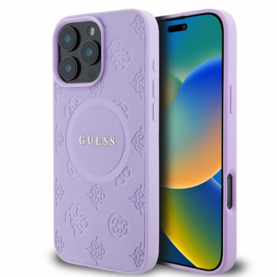 Guess Saffiano Peony Stamp MagSafe Zadní Kryt pro iPhone ...