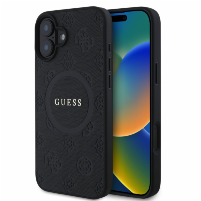 Guess Saffiano Peony Stamp MagSafe Zadní Kryt pro iPhone ...