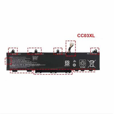 DeTech Baterie CC03XL pro HP Elitebook 830 835 840 845 G7...