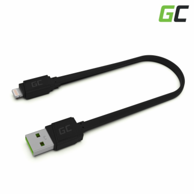 Green Cell Kabel Lightning 25cm Matný s rychlým nabíjením...
