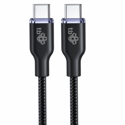 TB USB C - USB C 60W Glamour kabel 1,5m černý