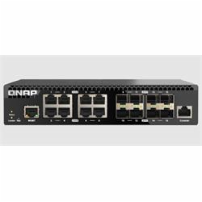QNAP řízený switch QSW-M3216R-8S8T (8x 10GbE porty + 8x 1...