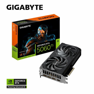GIGABYTE GeForce RTX 5060 Ti WINDFORCE/OC/16GB/GDDR7