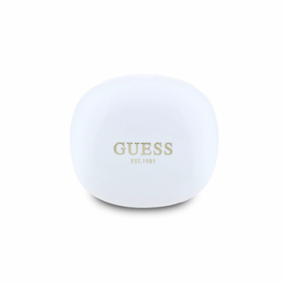 Guess Glossy Classic Logo TWS Bezdrátová Sluchátka Bílá B...