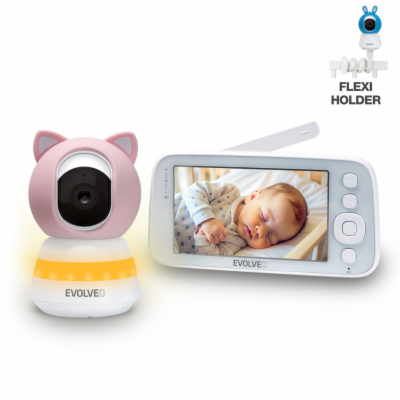 EVOLVEO Baby Monitor N5 - Set videochůvičky s 360° dohled...