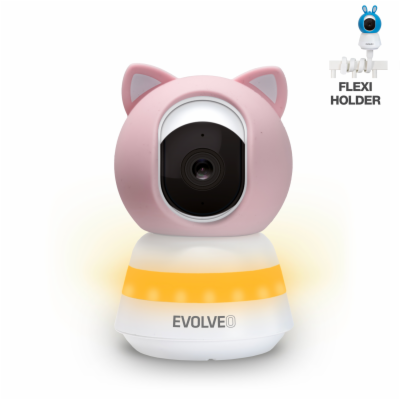 EVOLVEO Baby Monitor LUX- Chytrá 360° videochůvička s noč...
