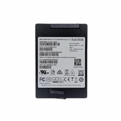 SanDisk X400 512GB 2,5" SATA SSD SanDisk X400 s kapacitou...