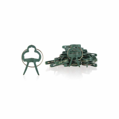 Klipy upínací na rostliny HAPPY GREEN 4x2,6cm 25ks