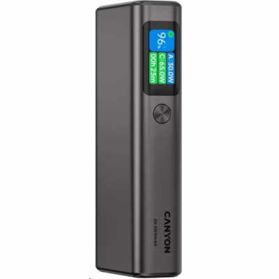 CANYON Power Bank PB-230, 20000mAh PD130W TFT display