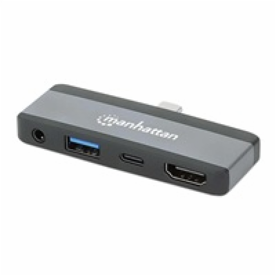 MANHATTAN Dokovací stanice USB-C 4v1, HDMI, USB-C PD 100W...