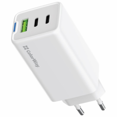 COLORWAY 2x USB-C, 1x USB-A/ síťová nabíječka/ GaN/ PD/ P...