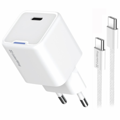 COLORWAY 1x USB-C/ síťová nabíječka/ GaN/ PD/ PPS/ 35W/ V...