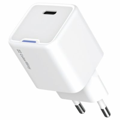 COLORWAY 1x USB-C/ síťová nabíječka/ GaN/ PD/ PPS/ 35W/ Bílá
