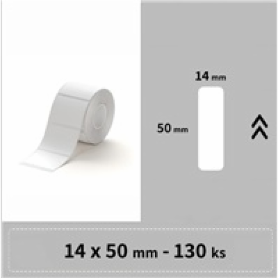 Niimbot štítky RP 15x50mm 130ks Bílé pro D11, D11-M, D110...