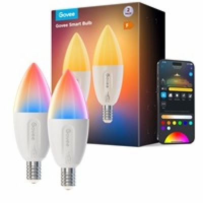 Govee Smart žárovka RGBWW 5W-50W 450lm E14 Long Life 2ks ...