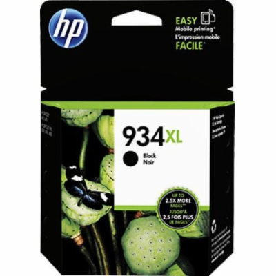 HP inkoustová kazeta 934XL černá C2P23AE originál