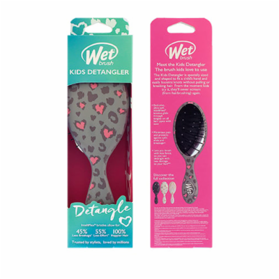 Wet Brush Kids Detangler kartáč na vlasy Leopard