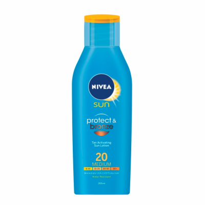 Nivea Sun Protect & Bronze Sun Lotion SPF 20 200ml