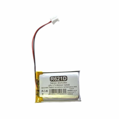 Baterie nabíjecí LiPo 3,7V/800mA 102535 HADEX