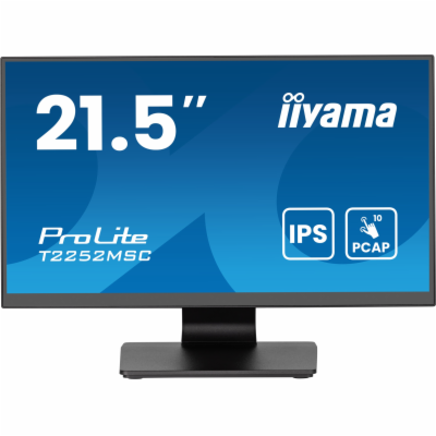22" LCD iiyama T2252MSC-B2AG-IPS,FHD,10P,