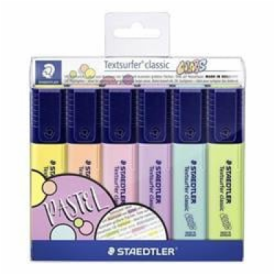 STAEDTLER Zvýrazňovač "Textsurfer Classic Pastel", 6 různ...