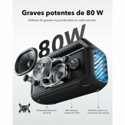 Bluetooth reproduktor Anker soundcore Boom 2 černý