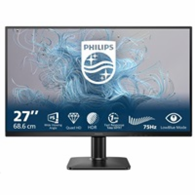 Philips 27E2N1500L 27"/IPS/QHD/75Hz/4ms/Černá/3R