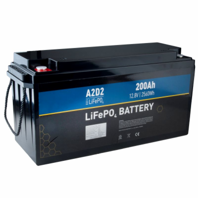 A2D2 baterie LiFePO4 12,8V 200Ah M8 (Gotion cells)
