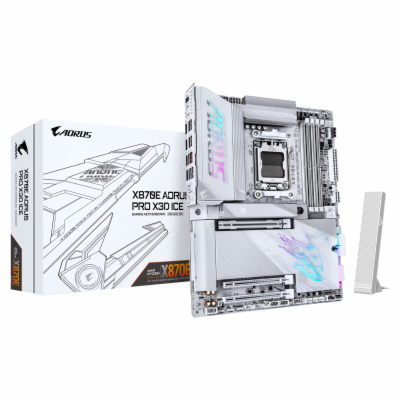 GIGABYTE X870E AORUS PRO X3D ICE/AM5/ATX GIGABYTE X870E AORUS PRO X3D ICE/AM5/ATX