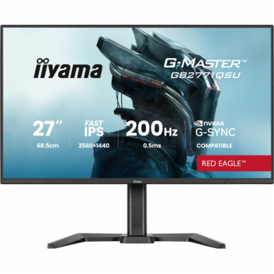 iiyama G-Master/GB2771QSU-B1/27"/IPS/QHD/200Hz/0,5ms/Čern...