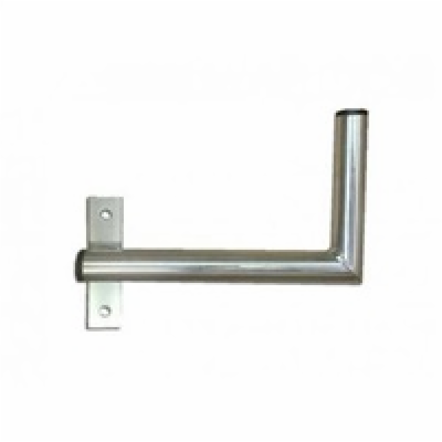 Držák antény na zeď u okna s pásem, levé uchycení, galvan...