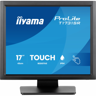 17" iiyama T1731SR-B2S:SXGA,250cd,IP54
