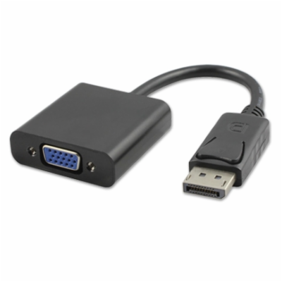 PREMIUMCORD Redukce DisplayPort - VGA 15cm (M/F, černá)