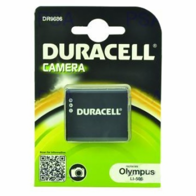 DURACELL Baterie - DR9686 pro Olympus LI-50B, černá, 770 ...