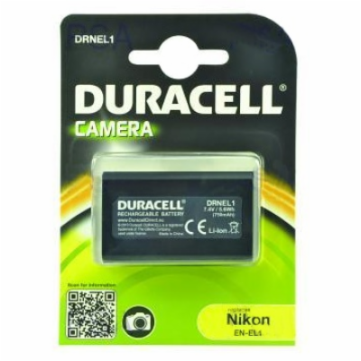 DURACELL Baterie - DRNEL1 pro Nikon NP-800, černá, 750 mA...