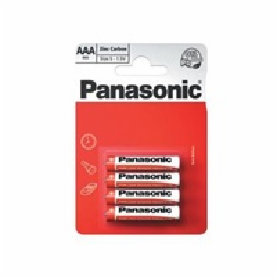 PANASONIC Zinkouhlíkové baterie Red Zinc R03RZ/4BP EU AAA...