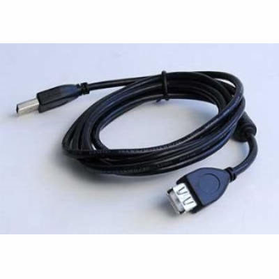 GEMBIRD Kabel USB A-A 1,8m 2.0 prodlužovací HQ s ferritov...