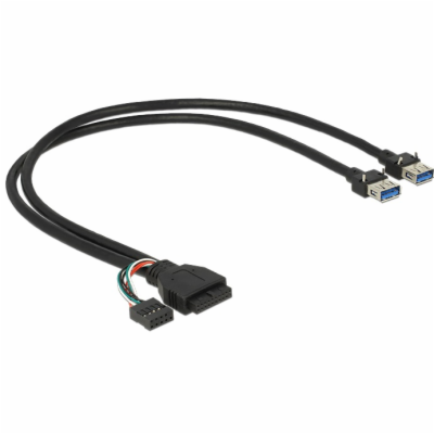 Delock kabel USB 3.0 pin konektor samice + USB 2.0 pin ko...