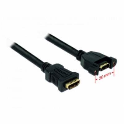 Delock kabel HDMI A samice > HDMI A samice přišroubovatel...