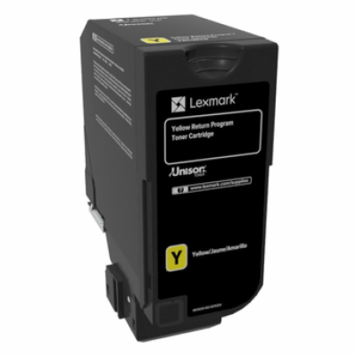 LEXMARK toner CS720, CS725, CX725 Yellow Return Programme...